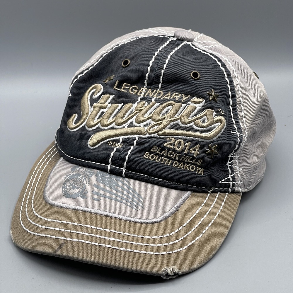 Sturgis Men's Baseball Cap Motorcycle Rally Classic Legendary 2014 Black Hills